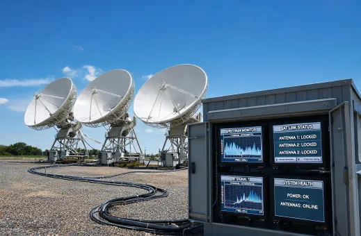 Satcom ground station
