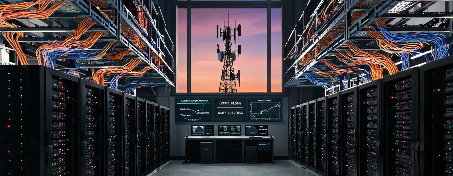 Telecom tower and datacenter network